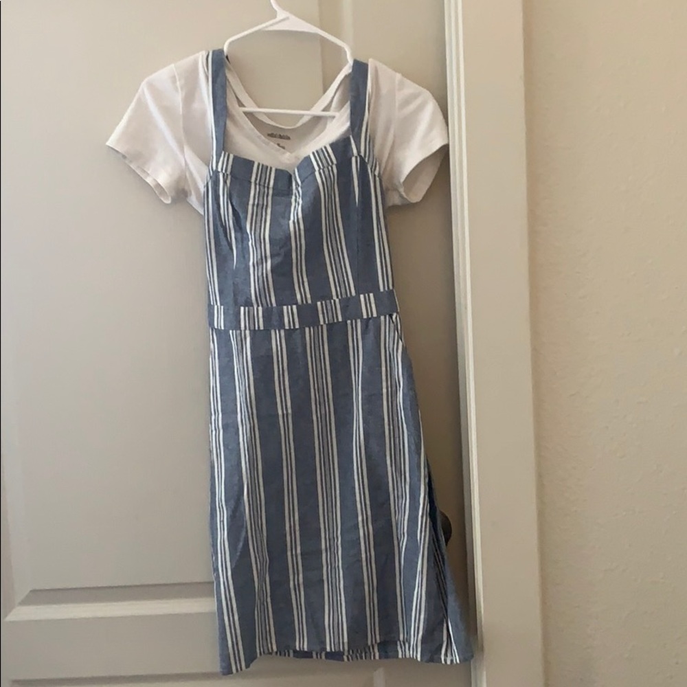 Blue Striped Summer Dress